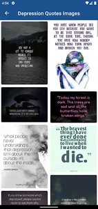 Depression Sayings and Quotes screenshot 1