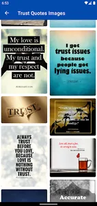 Trust Sayings and Quotes screenshot 1