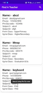 Find Teacher screenshot 1