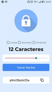 Gerador de Senha screenshot 1
