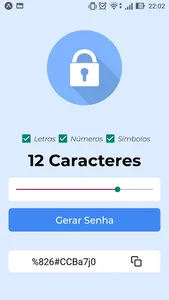 Gerador de Senha screenshot 2