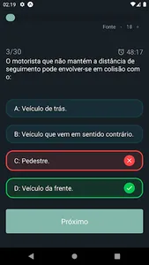 Simulado Detran PR screenshot 0