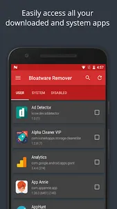 Bloatware Remover [Root] screenshot 1