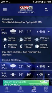 KSPR Weather screenshot 2