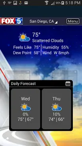 FOX5 San Diego Weather screenshot 1