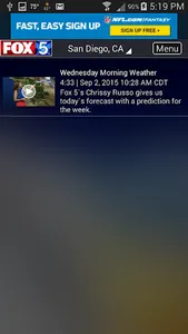 FOX5 San Diego Weather screenshot 3