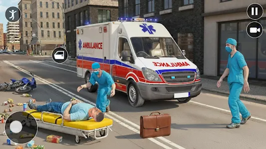 Ambulance Rescue Doctor Sim 3D screenshot 3
