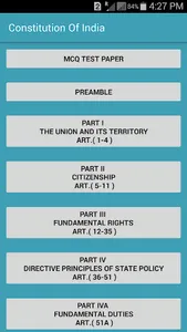 Constitution of India Notes wi screenshot 0