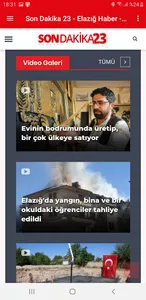 Son Dakika 23 Elazığ Haberleri screenshot 6