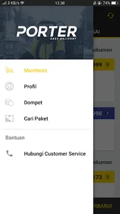 Kurir Porter - Pengiriman Prak screenshot 1