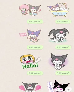 Kuromi Stickers Kawii screenshot 1