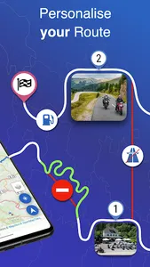 Kurviger Motorcycle Navigation screenshot 1