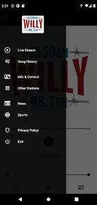 Willy 98.7 & 1550 screenshot 2