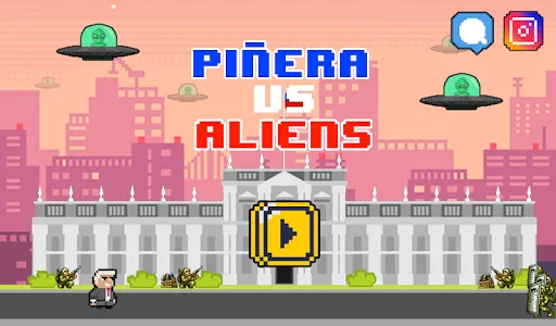 Piñera vs Aliens screenshot 0