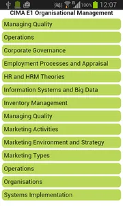 CIMA E1 Org Management screenshot 1