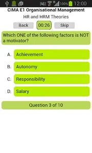 CIMA E1 Org Management screenshot 2