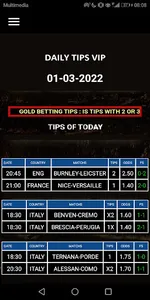 Betting Tips VIP-World Sports screenshot 2