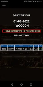 BETTING TIPS VIP - OVER/UNDER screenshot 7