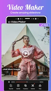 Photo video maker: video edito screenshot 0