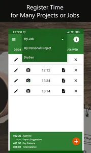 My Work Time - Worklog Work Ti screenshot 3