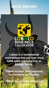 Lobolo Bride Price Calculator screenshot 2