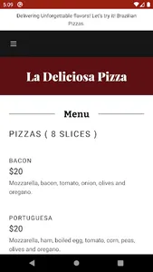 La Deliciosa Pizza screenshot 1