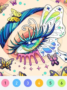 Lady Color - Paint by number screenshot 13