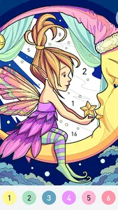 Lady Color - Paint by number screenshot 2