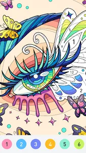 Lady Color - Paint by number screenshot 3