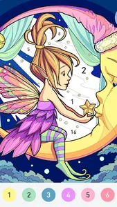 Lady Color - Paint by number screenshot 7