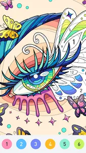 Lady Color - Paint by number screenshot 8