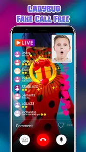 Ladybug Live Call & Prank Chat screenshot 4