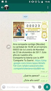 Comparte tu suerte - Lotería d screenshot 4