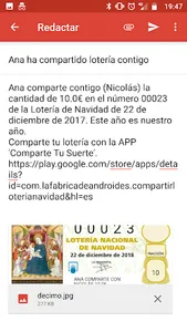 Comparte tu suerte - Lotería d screenshot 5