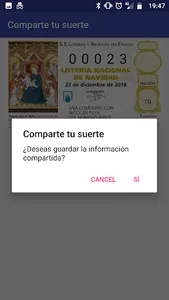 Comparte tu suerte - Lotería d screenshot 6