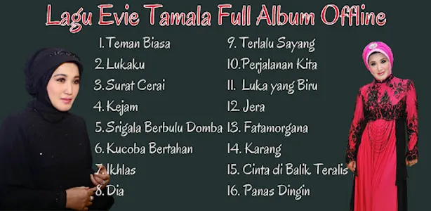 Lagu Evie Tamala Full Offline screenshot 0