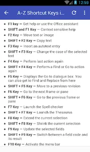 Shortcut Key for Computer screenshot 3