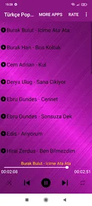 Türkçe Pop Şarkılar screenshot 1