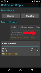 Badminton Umpire Score Keeper screenshot 6