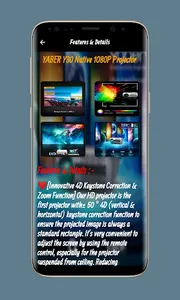 YABER Y30 Projector Guide screenshot 1