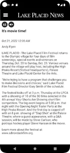 Lake Placid News screenshot 2