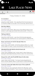 Lake Placid News screenshot 3