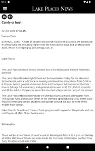 Lake Placid News screenshot 8