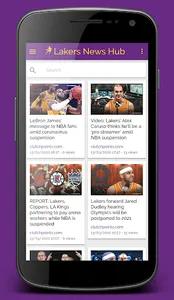 News for the Lakers, live scor screenshot 1