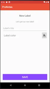 ProNotes screenshot 2