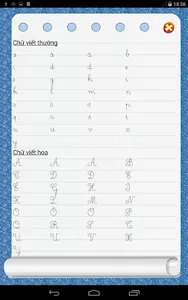 Tập viết Bảng chữ cái screenshot 2