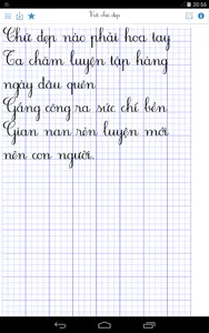 Tập viết chữ đẹp screenshot 0