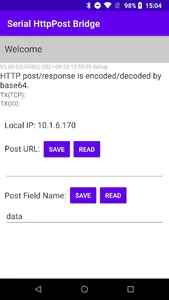 Serial HTTP Post Bridge screenshot 3