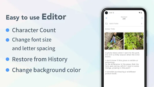 Simple Folder Notepad - Nota screenshot 2