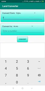 Bigha Hectare Land Area Conver screenshot 1
